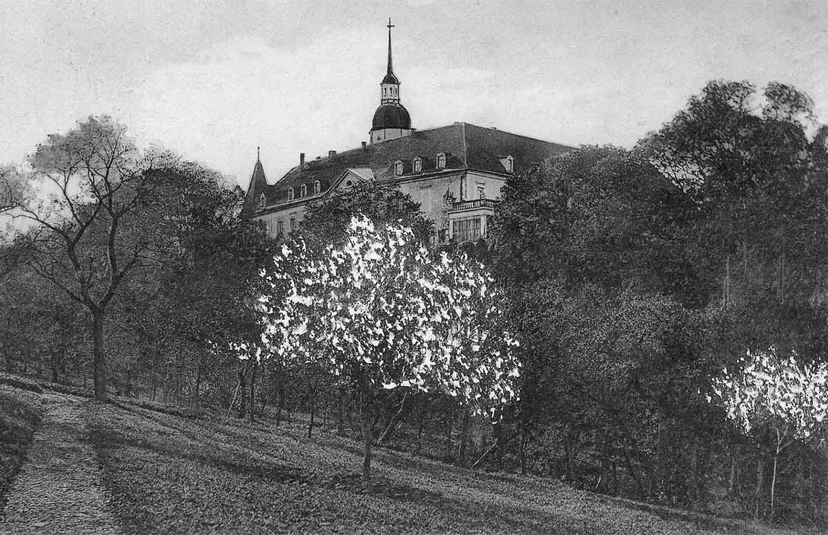 Schloss Weistropp, Klipphausen, Aufnahme um 1910